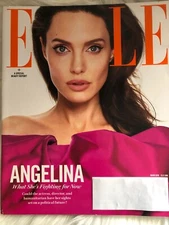 ELLE Magazine ANGELINA JOLIE Elle Magazine March 2018 Humanitarian