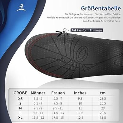 Gel Di Silicone Solette Sport Corsa E Jogging Solette Per I Piedi Uomo