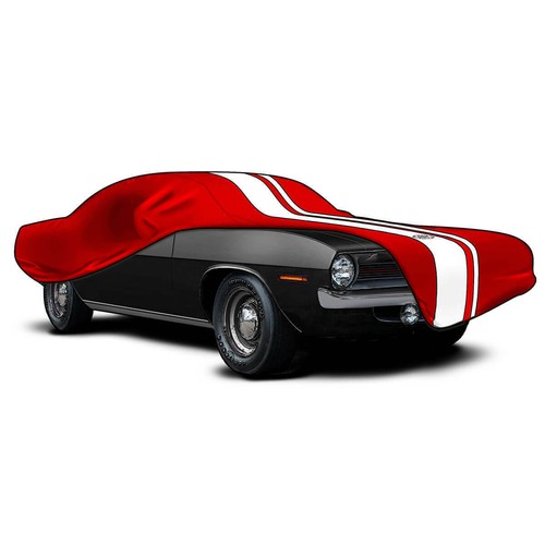 SAAS Classic Car Cover Indoor for Mercedes Benz SL R107 1972-1989 Red - Picture 3 of 4