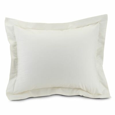 Smoothweave Tailored King Pillow Sham in Ivory, 20'' x 36'', NEW