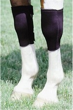 New 1 pair of Black NEOPRENE KNEE SWEAT BOOTS For horse swollen knee Protection