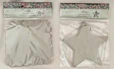 Mary Engelbreit 2 PC LOT Chipboard Book Crafts Scallop Square  Star NEW