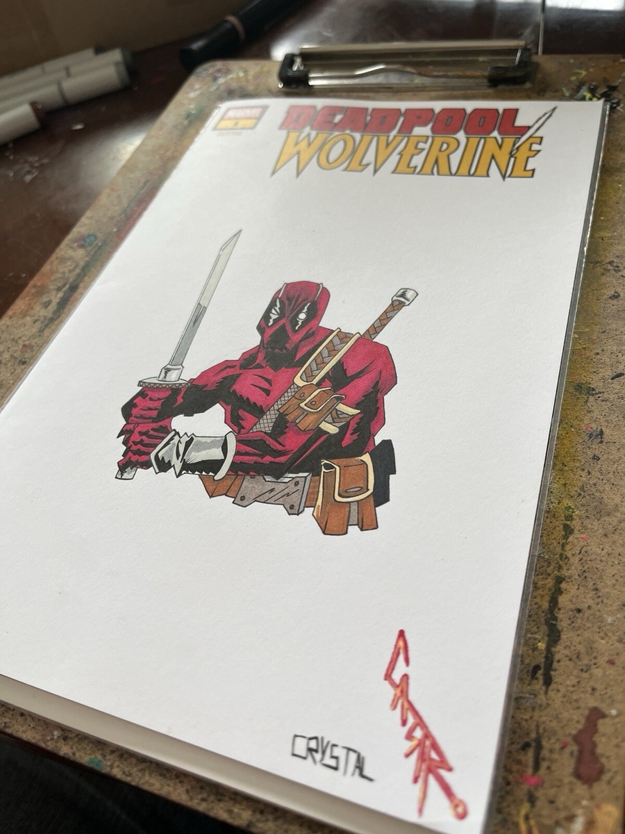 Deadpool Wolverine #1 BLANK Variant / Deadpool Sketch Cover | eBay