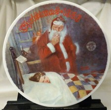 Vintage Norman Rockwell 1986 Limited-Edition Christmas Plate 