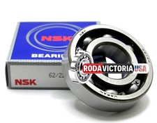 NSK 62/22 BALL BEARING, OPEN TYPE, NO SEALS 22x50x14mm