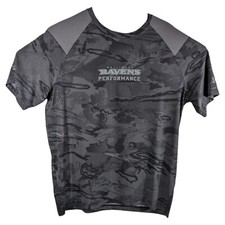 BALTIMORE RAVENS Workout Shirt Mens Medium Gray Camo Under Armour NFL Football