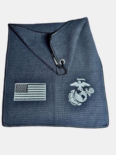 U S Marines Golf Towel (2 Sides) - Picture 1 of 6