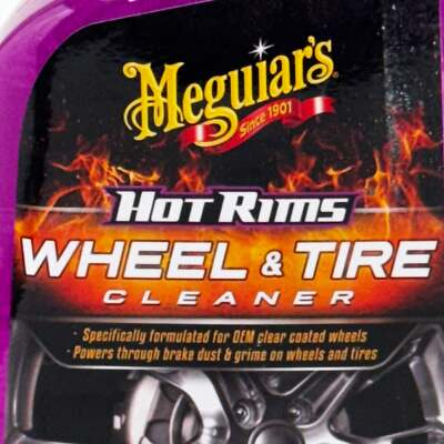 MEGUIAR'S (2 PACK) Hot Rims WHEEL & TIRE Cleaner 24 fl oz 5312-7