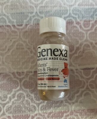 Genexa Infants  Pain & Fever 2 fl oz Exp 08/25