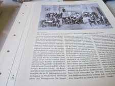 Kaiserreich Archiv N4 4750 Gesangvereine Liedertafel Bergedorf 1898