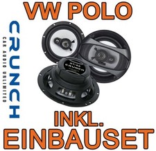 VW POLO 6R CRUNCH GTi 16cm TRIAX LAUTSPRECHER BOXEN VORNE HINTEN FRONT HECK NEU