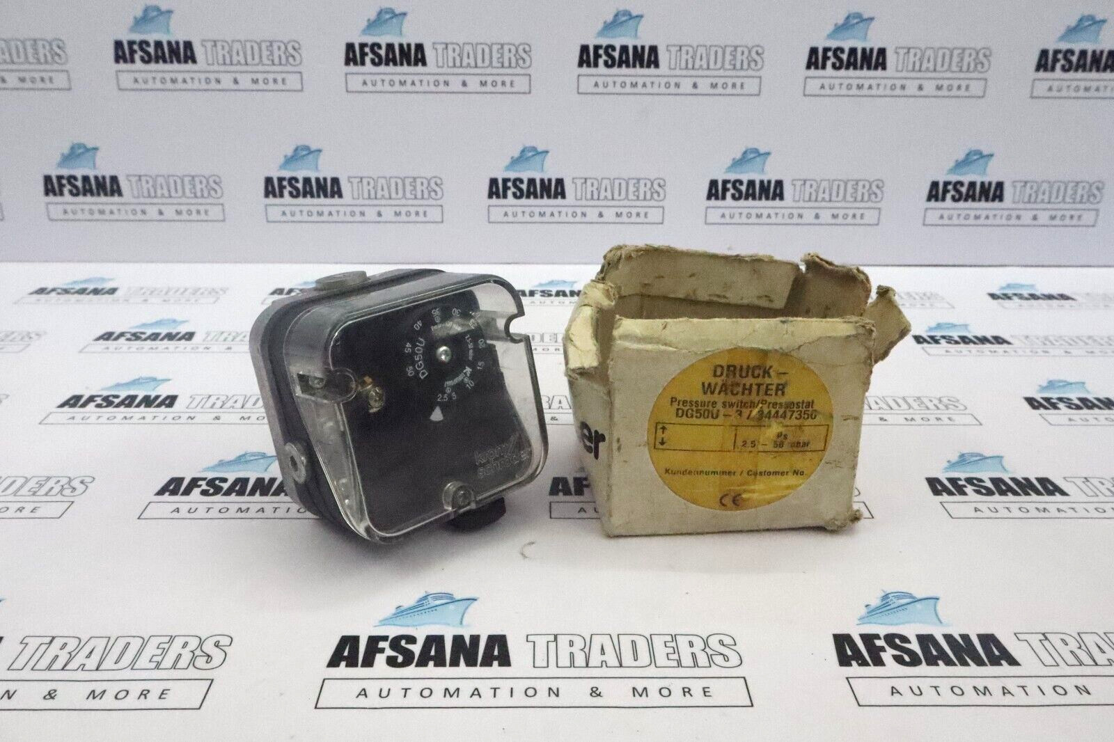 Kromschroder dg50u-3 gas pressure switch