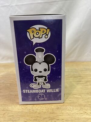 Funko Pop Steamboat Willie #24 Disney Store. Series 2 With