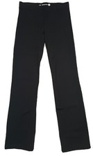 Betabrand Dress Pant Yoga Pants Black Ponte Stretch Medium Rayon Nylon Blend