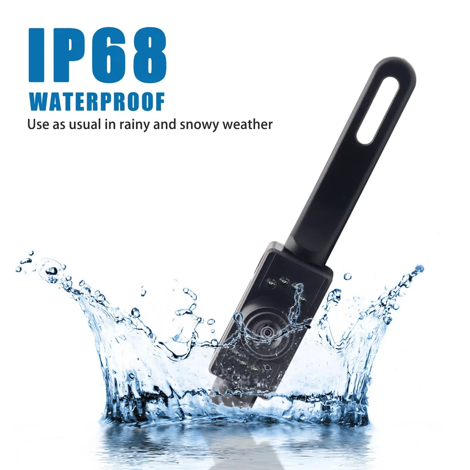 Placa de licencia de respaldo de cámara de visión trasera para ALPINE ILX-W650 ILXW650, visión nocturna Foto 4 de 4