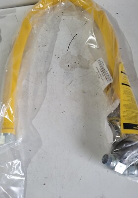Dormont Watts Gas Connector Hose Yellow 1'' Dia x 48'' Length 68001752 54-S0371-48