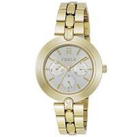 Furla Uhr Logolinks Silber Zifferblatt Quarz 36,5MM WW00030007L2 Damen, Gold