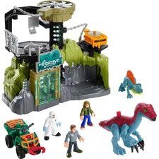 Jurassic World Toy Dinosaur Lab Playset for Preschool Kids Ages 3+ Years