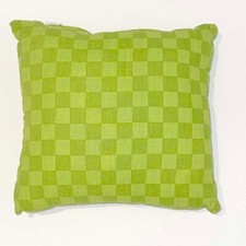 Glenna Jean Sweet Potato Lulu Bedding Pillows Girl Baby Toddler Lime Green Check