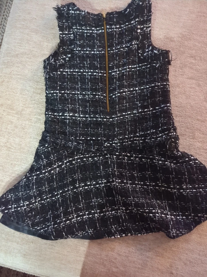 Vestido tipo jersey Maria Casero Preppy fiesta tweed sofisticado clásico de moda talla 10 Foto 2 de 4