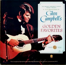 GLEN CAMPBELL "GOLDEN FAVORITES" (5 LP BOX SET) PREMIUM QUALITY USED LP (NM/EX)