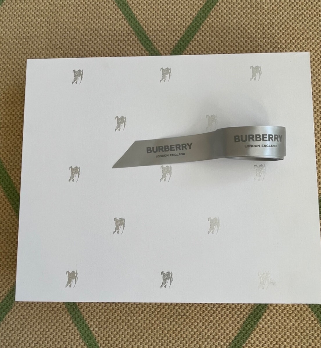 Burberry VIP GIFT- White & Silver Box with 6 Small Boxes & 2