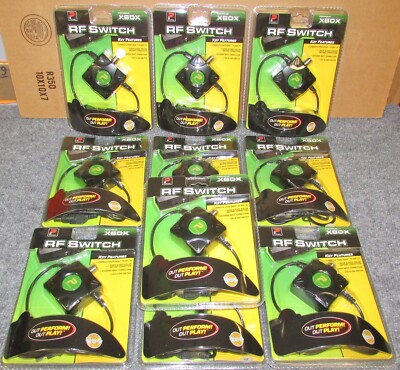 Lot of 10 RF TV Adapters for Original Xbox Brand New / Fast Shipping