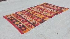 7X12 Antique Rug American Vintage Rug Natural Handmade Wool Rug Large Oushak Rug