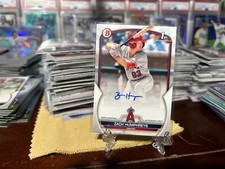 Zach Humphreys 2023 Bowman Prospect 1st Bowman Autograph Angels #PPA-ZH
