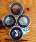 Coin Capsules For 50p Coin 5 X 40mm Clear Plastic storage boxes with Insert Foam