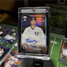 Topps 2024 Chrome Black Refractor Autograph Yoendrys Gomez #RA-YG /10 Yankees