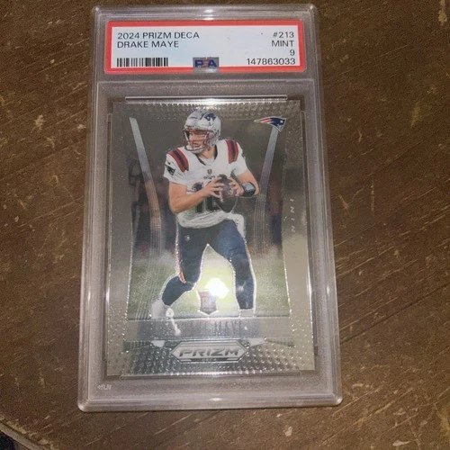 2024 Prizm Deca Drake Maye - 213 - PSA 9