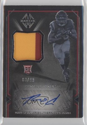 2018 Panini Majestic Scripted Swatches 83/99 Ronald Jones II Rookie Auto RC uk2
