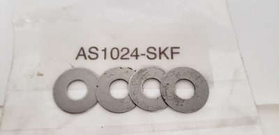 #ad SKF AS1024 STEEL THRUST BEARING WASHER 10mm x 24mm x 1mm LOT OF 4 NNB $19.95