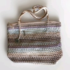 The Sak Originals Crochet Striped Tote Purse with Original Tassel — listing 5
