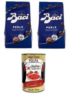 Baci Perugina PERLE kleine Freuden mit einzigartigem Geschmack 2x 154gr+Polpa