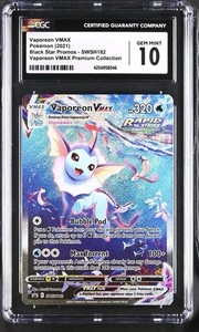 CGC 10 Vaporeon VMAX SWSH182 SWSH: Sword & Shield Promo Cards Holo PSA