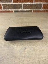 Balenciaga Eyeglasses Case Black Hard Clamshell Authentic Designer