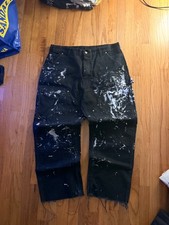 vintage 80s RARE carhartt double knee pants black 36x30