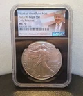 2023 (W) $1 1-oz American Silver Eagle NGC MS70 Early Release Trump Label