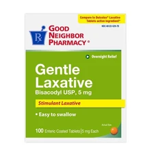 Good Neighbor Pharmacy Bisacodyl Laxative 5mg EC Tablets 100ct