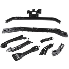 For Nissan Sentra 2013 2014-2019 Front Support Radiator Brackets Kit Set 8pcs