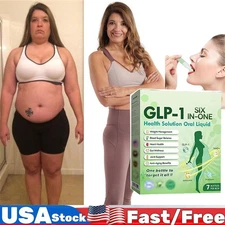 7 Pcs GLP-1 Six-in-One Health Solution Oral Liquld,one Bottle to Target It All