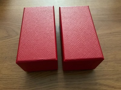 2 Coin Holder Storage Boxes Red SINGLE ROW for 2x2 Holders 4.5x2x2 Case