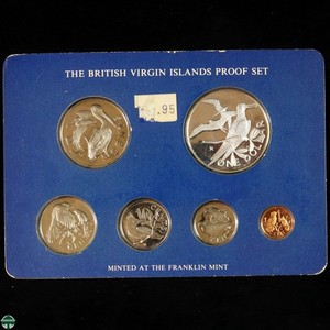 ASW 0.7643 tr oz - 1976 British Virgin Islands Proof Set of 6 Coins