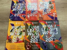 RUGBY LEAGUE WORLD CUP PROGRAMMES 2021 / 2022 Box Set Issues 1,2,3,4,5,6
