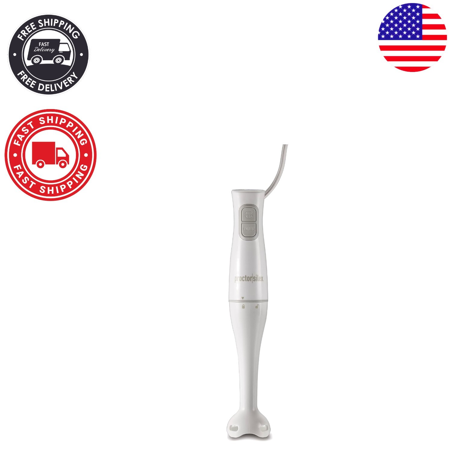 Effortless Immersion Blender - 150 Watts, Easy Clean, Perfec