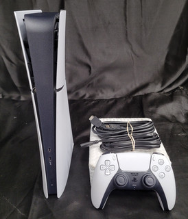Sony PlayStation 5 Slim Digital Edition CFI 2115 w/ Controller Cords TESTED