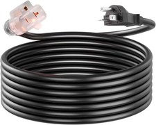 25FT 12 Gauge NEMA 5-20P/NEMA 5-15/20R Heavy Duty Durable Indoor/Outdoor Exte...