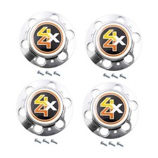 4PCS 7 1/8" Plastic Hubcaps for Chevy 1977-1987 4x4 Car Truck 6 Lug 15" 15x8